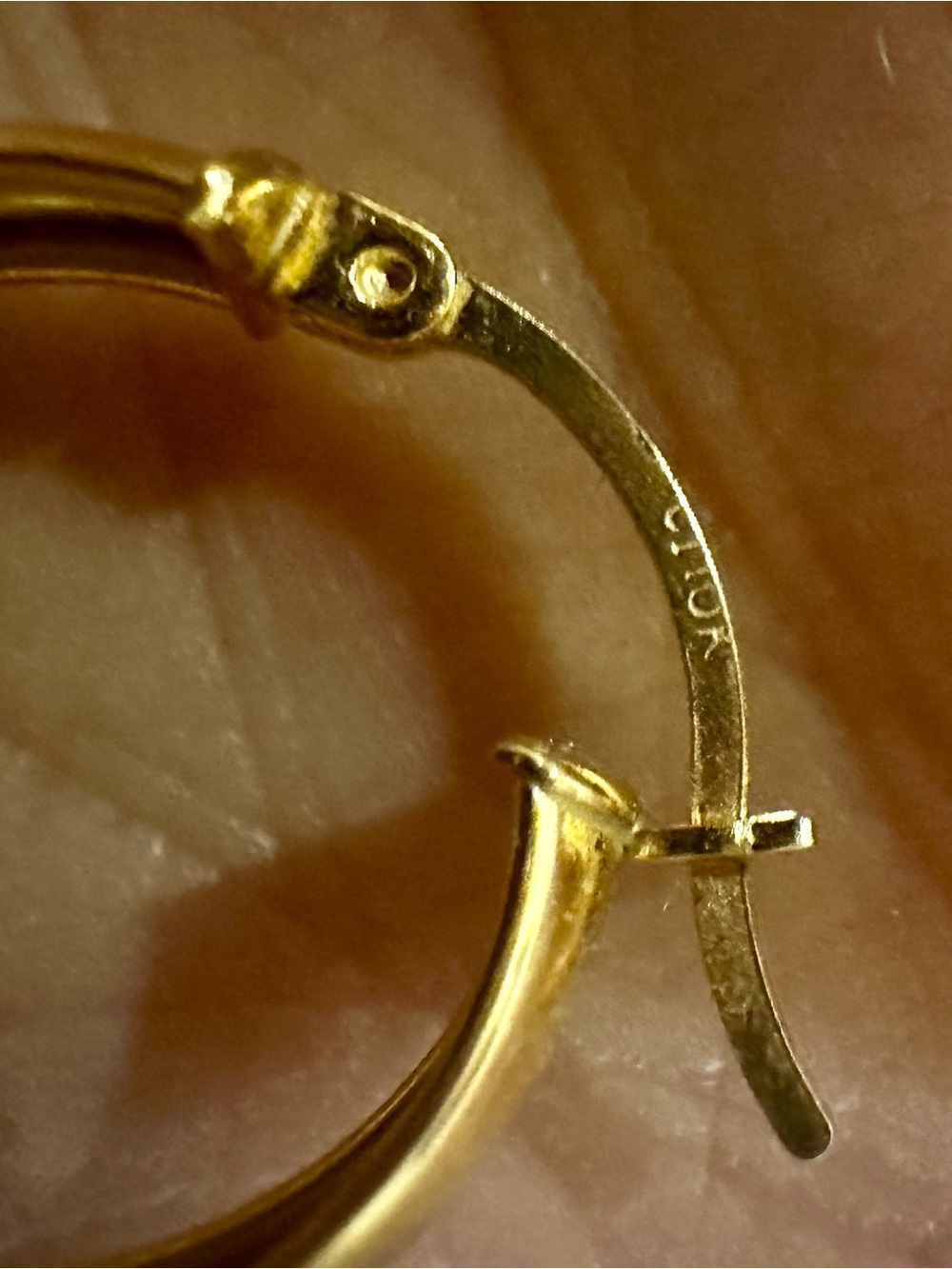 THICK WIDE 10K Solid Gold Hoop Earrings solid 10K thick hoops hoop earrings - Picture 11 of 11